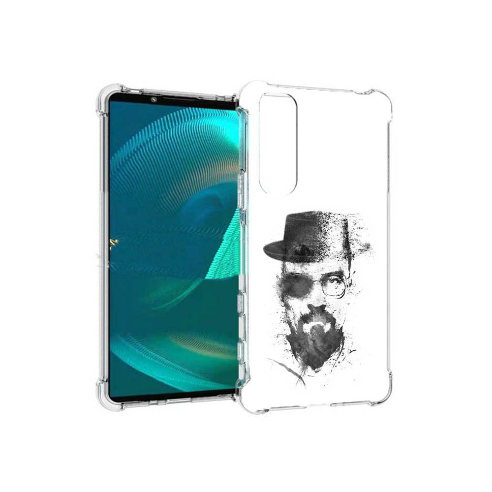 

Чехол MyPads Tocco для Sony Xperia 5 III загадочный человек (PT172137.231.347), Прозрачный, Tocco