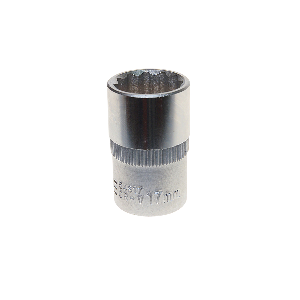 

Головка торцевая 1/2" 17мм 12-ти гранная L=40мм ROCKFORCE RF-54917