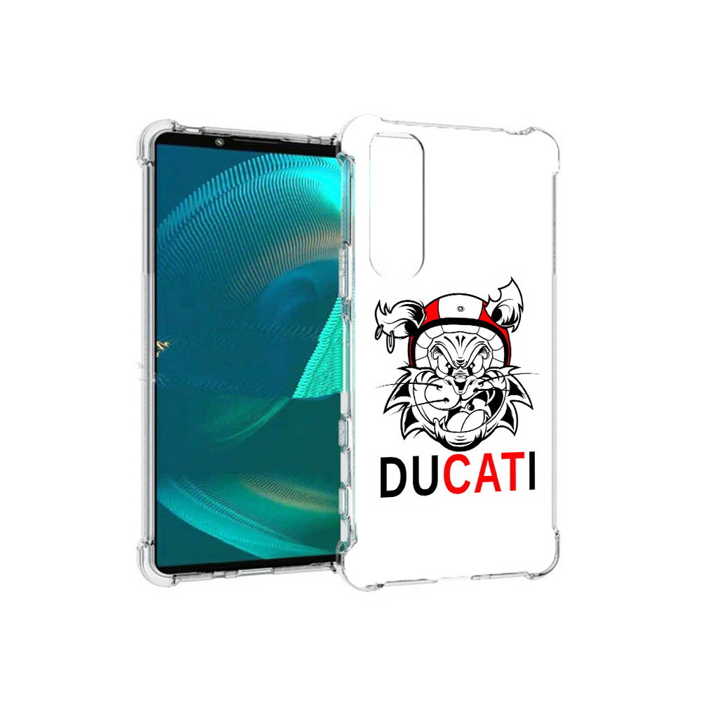 

Чехол MyPads Tocco для Sony Xperia 5 III дукати (PT172137.231.339), Прозрачный, Tocco