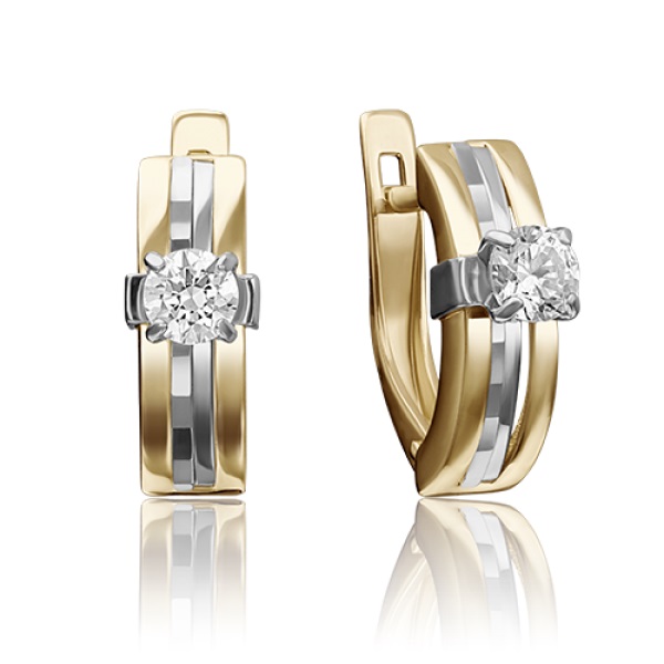 

Серьги из красного золота с swarovski PLATINA jewelry 02-4294-00-501-1121-38, 02-4294-00-501-1121-38
