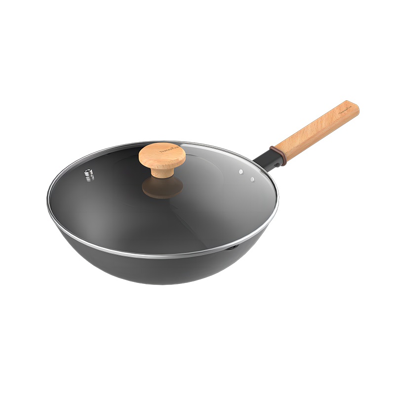 Чугунная сковорода-вок Xiaomi TastePlus Lightweight Iron Pan 30cm