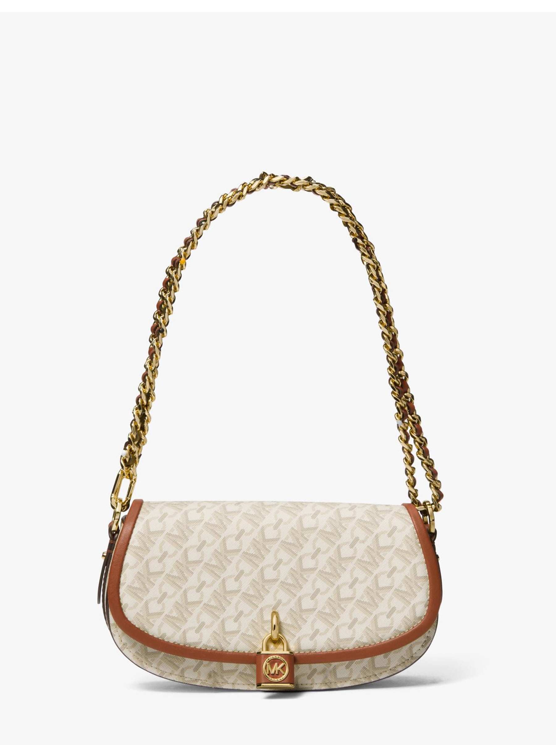 Сумка женская Michael Kors Mila_B00777 светло-бежевая 22180₽