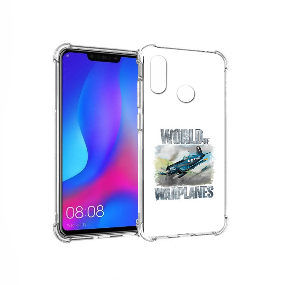 

Чехол MyPads Tocco для Huawei Nova 3 Боевой самолет (PT115710.27.32), Прозрачный, Tocco