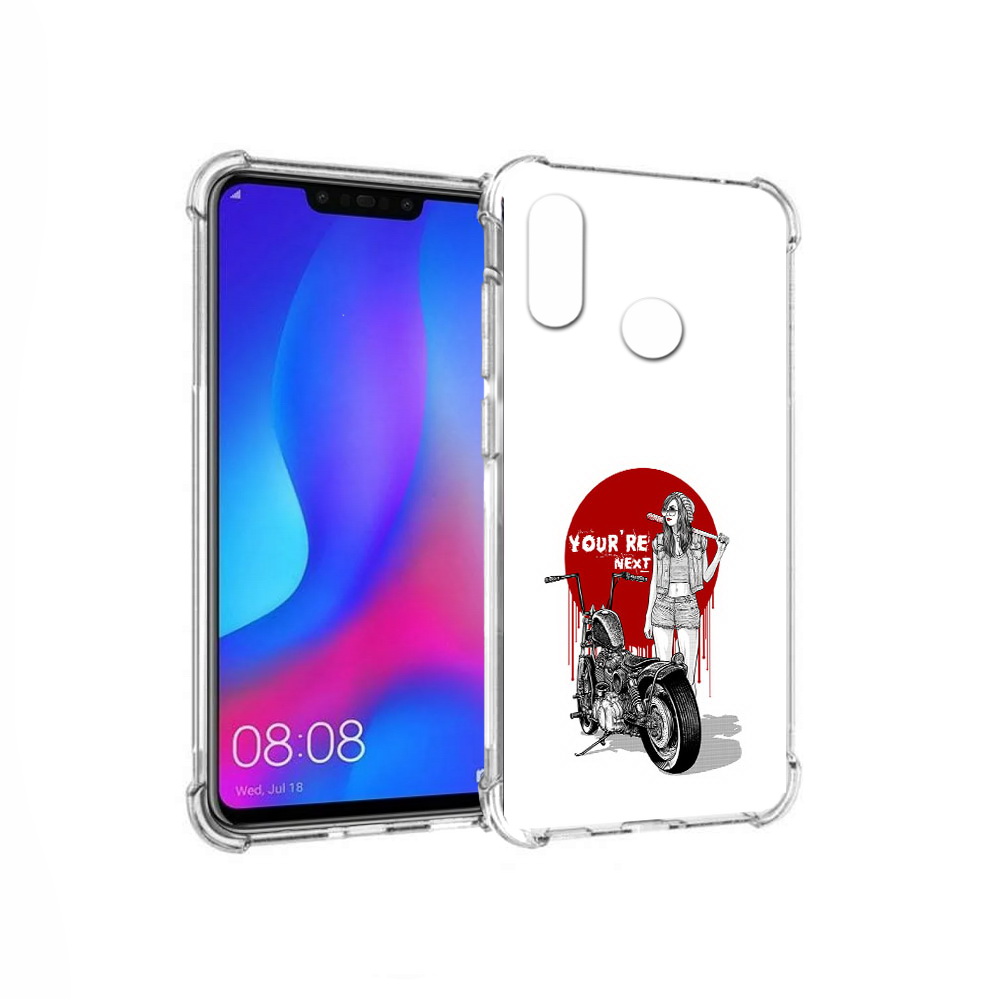 

Чехол MyPads Tocco для Huawei Nova 3 девушка с мотоциклом (PT115710.27.315), Прозрачный, Tocco