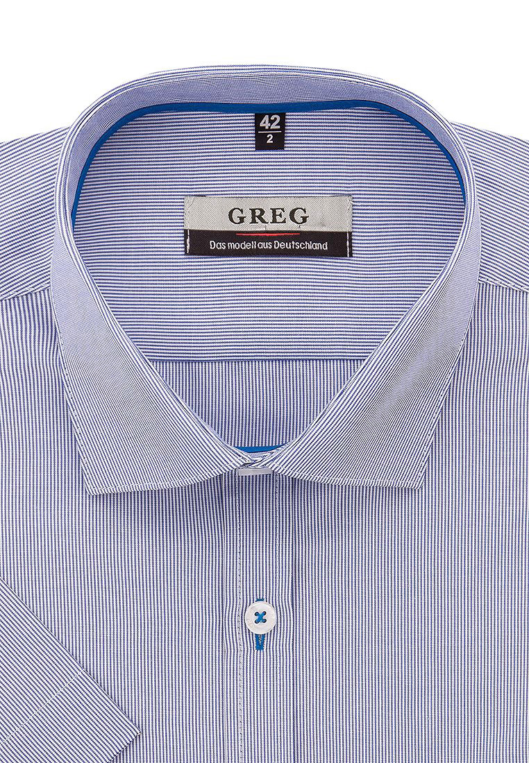

Рубашка мужская Greg 01-00001178 голубая 38, Голубой, 01-00001178