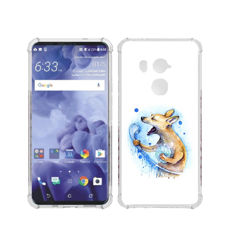 

Чехол MyPads Tocco для HTC U11 Plus пение в душе, Прозрачный, Tocco