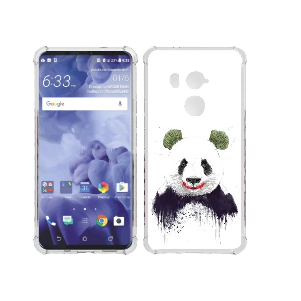 

Чехол MyPads Tocco для HTC U11 Plus панда джокер, Прозрачный, Tocco