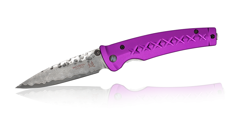 Туристический нож Mcusta Bushi Sword Filder, фиолетовый