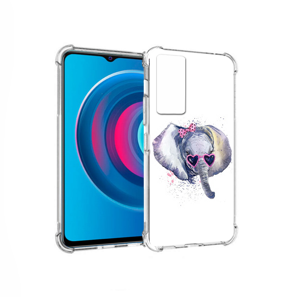 

Чехол MyPads Tocco для Vivo Y74s слоник в очках (PT224892.430.608), Прозрачный, Tocco