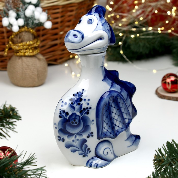 

Штоф 10084401 Синий Дракон, 2 х 7 х 15 см
