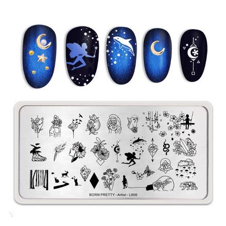 

Пластина для стемпинга Born Pretty, Artist №006, Прозрачный