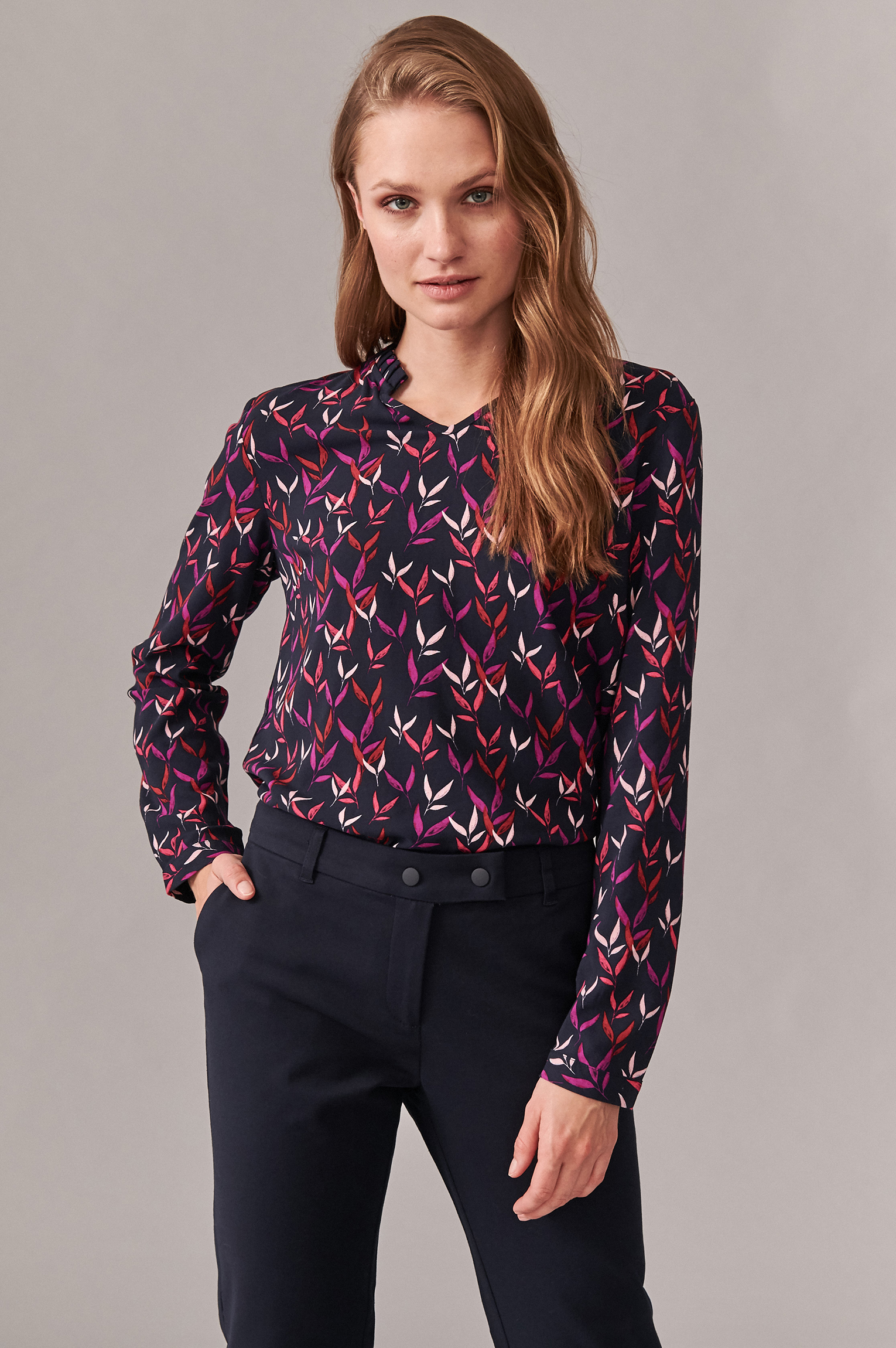 

Блуза женская TATUUM tatuum Z018175 синяя 36 EU, tatuum Z018175