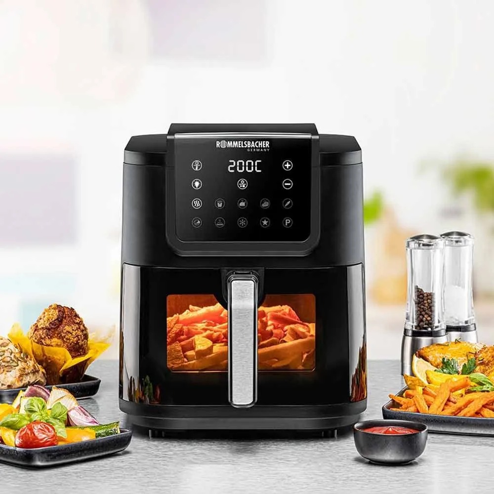 

Аэрофритюрница Rommelsbacher FRH 1700 черный, FRH 1700