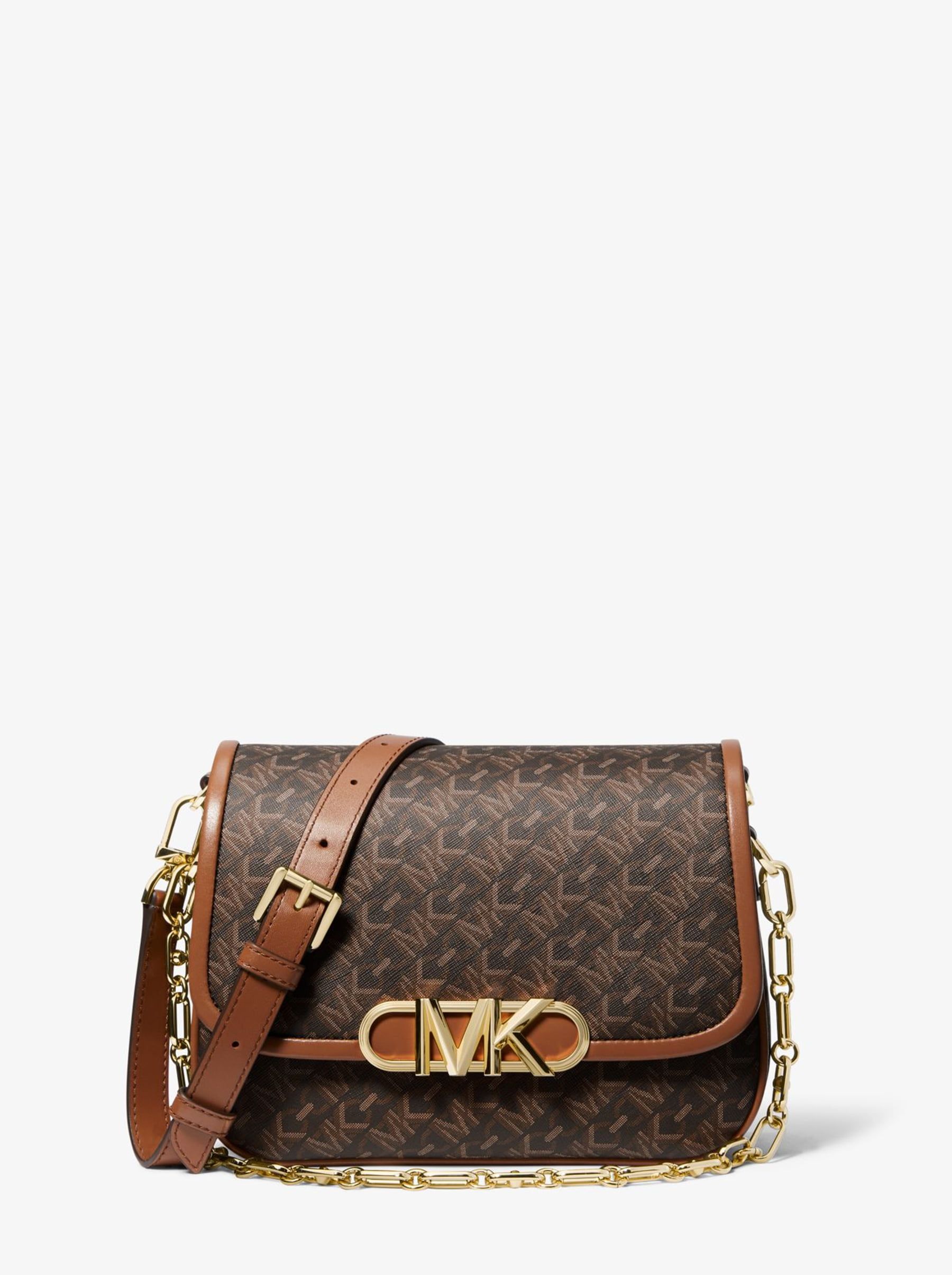 

Сумка женская Michael Kors Parker_B00769 коричневая, Белый, Parker_B00769