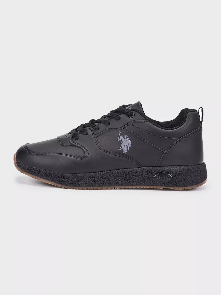 

Кроссовки мужские U.S. POLO Assn. 101389886 черные 45 RU, Черный, 101389886