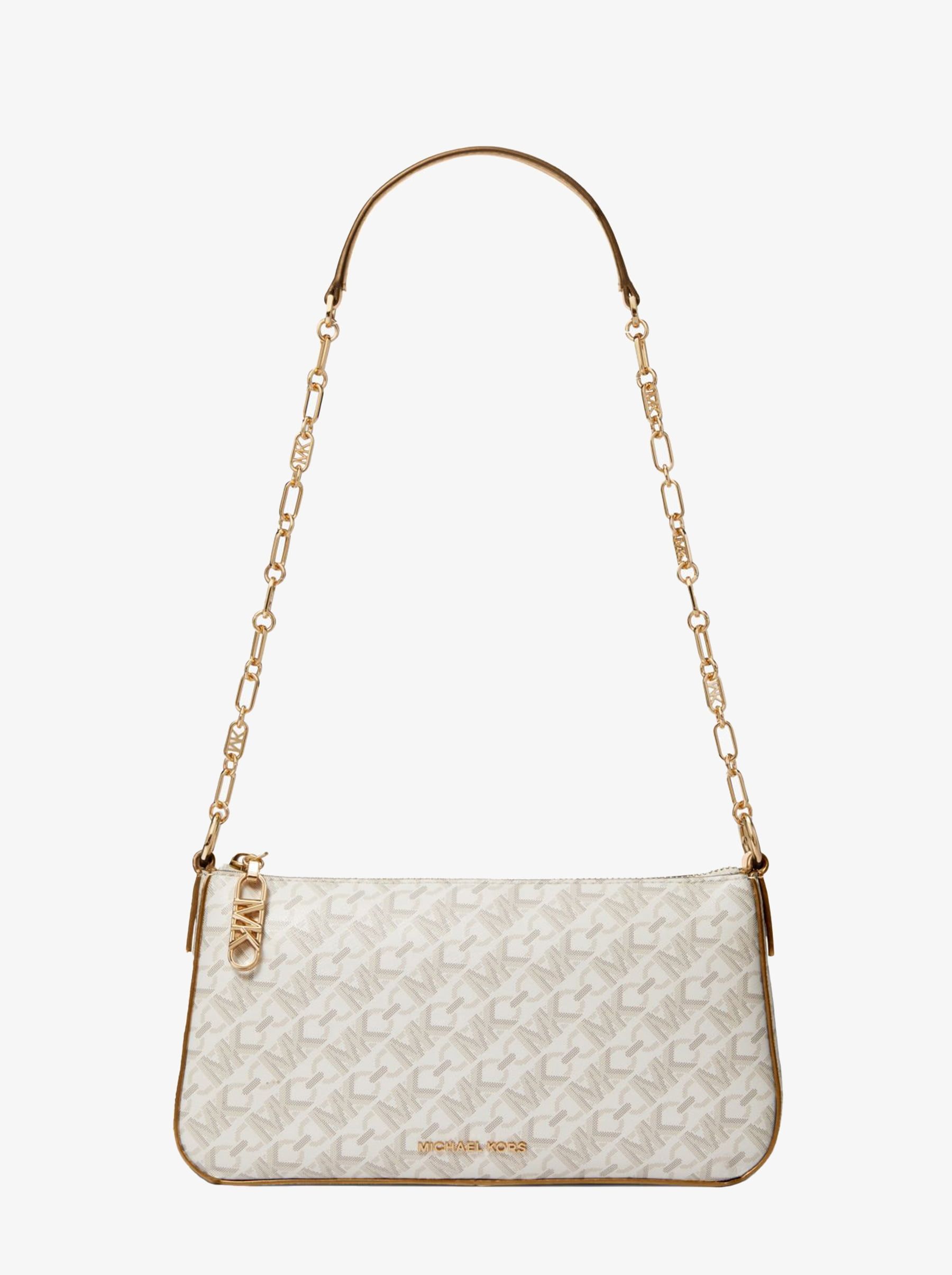 

Сумка женская Michael Kors Empire_B00768 бежевая, Черный, Empire_B00768