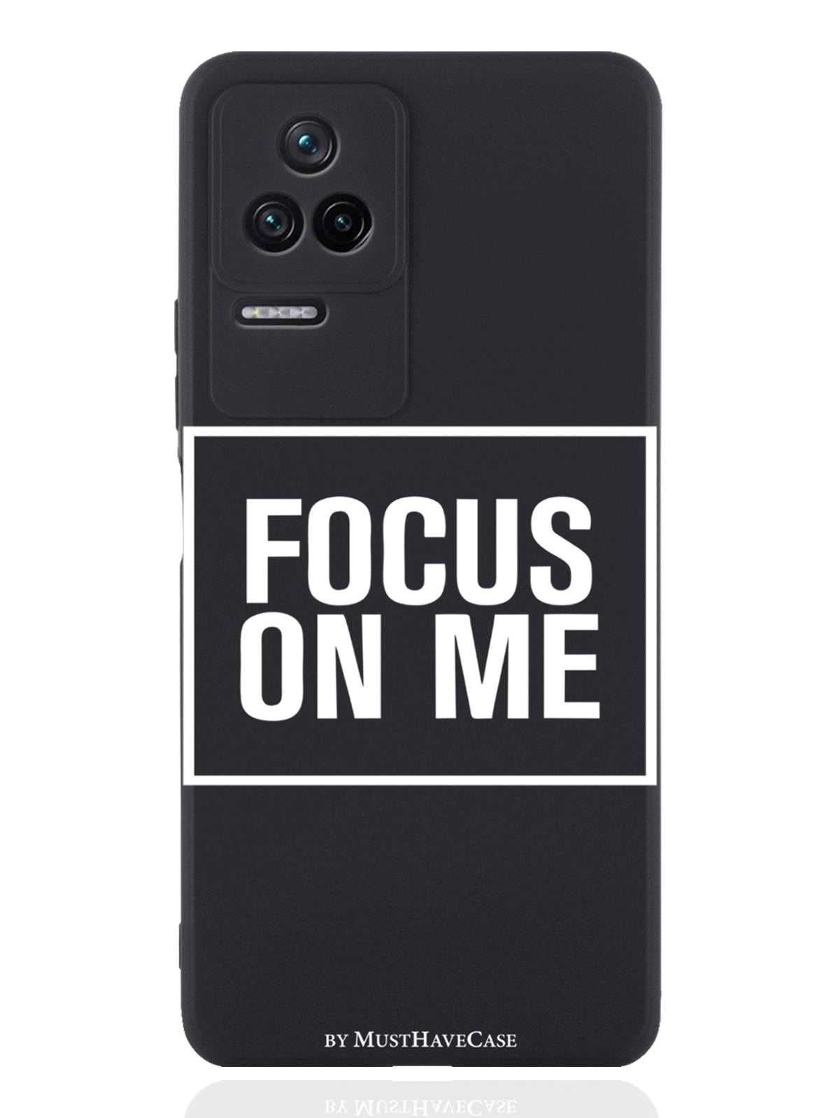 фото Чехол musthavecase для poco f4 focus on me черный