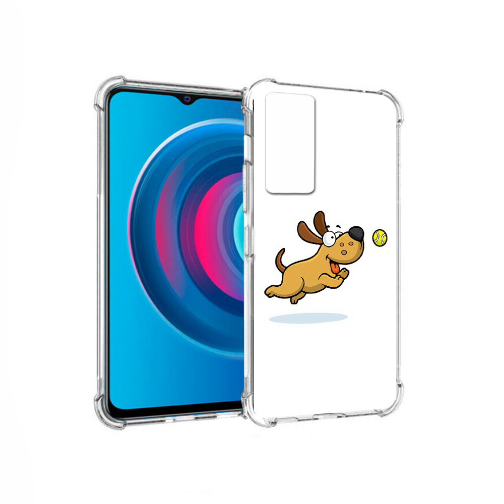 

Чехол MyPads Tocco для Vivo Y74s пёсик (PT224892.430.563), Прозрачный, Tocco