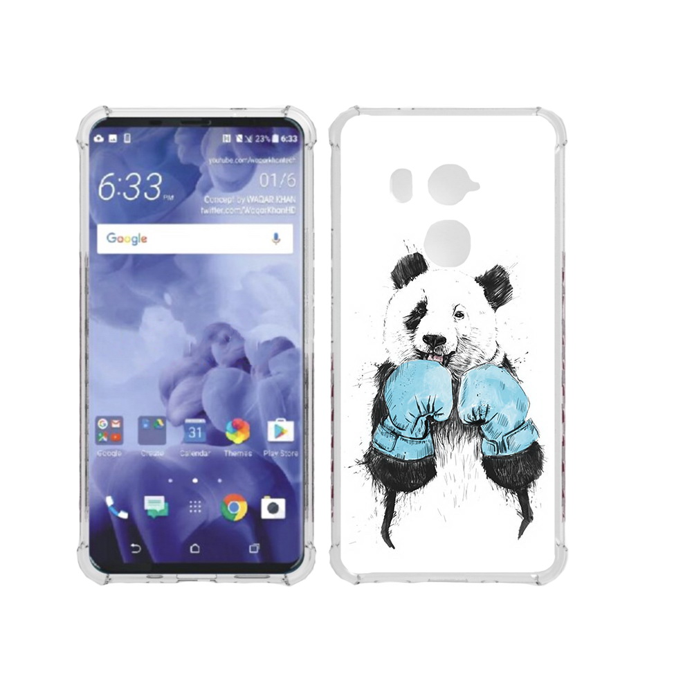 

Чехол MyPads Tocco для HTC U11 Plus панда боксер, Прозрачный, Tocco