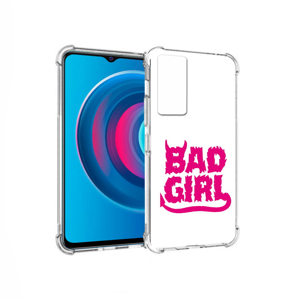 

Чехол MyPads Tocco для Vivo Y74s плохая девочка (PT224892.430.545), Прозрачный, Tocco
