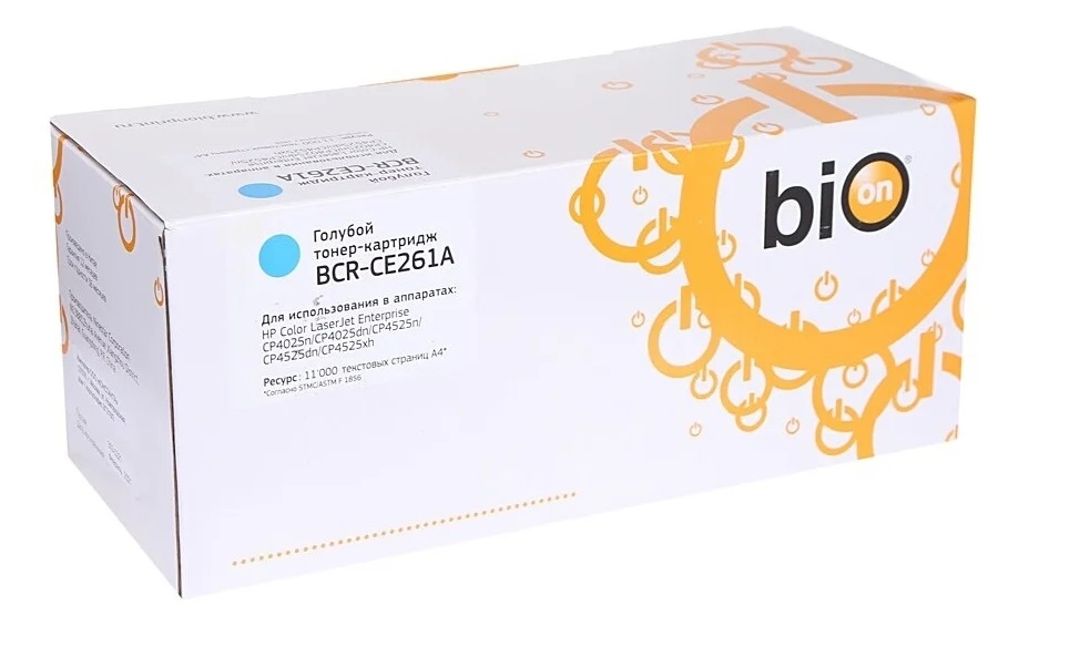 Картридж Bion BCR-CE261A Cyan для HP CLJ CP4025/CP4525 1816387