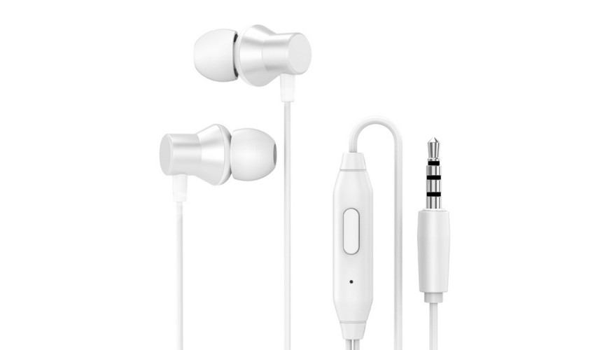 фото Наушники lenovo metal earphone hf130 white