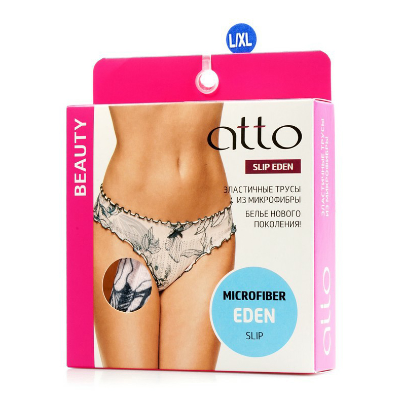 Трусы женские Atto черные L/XL