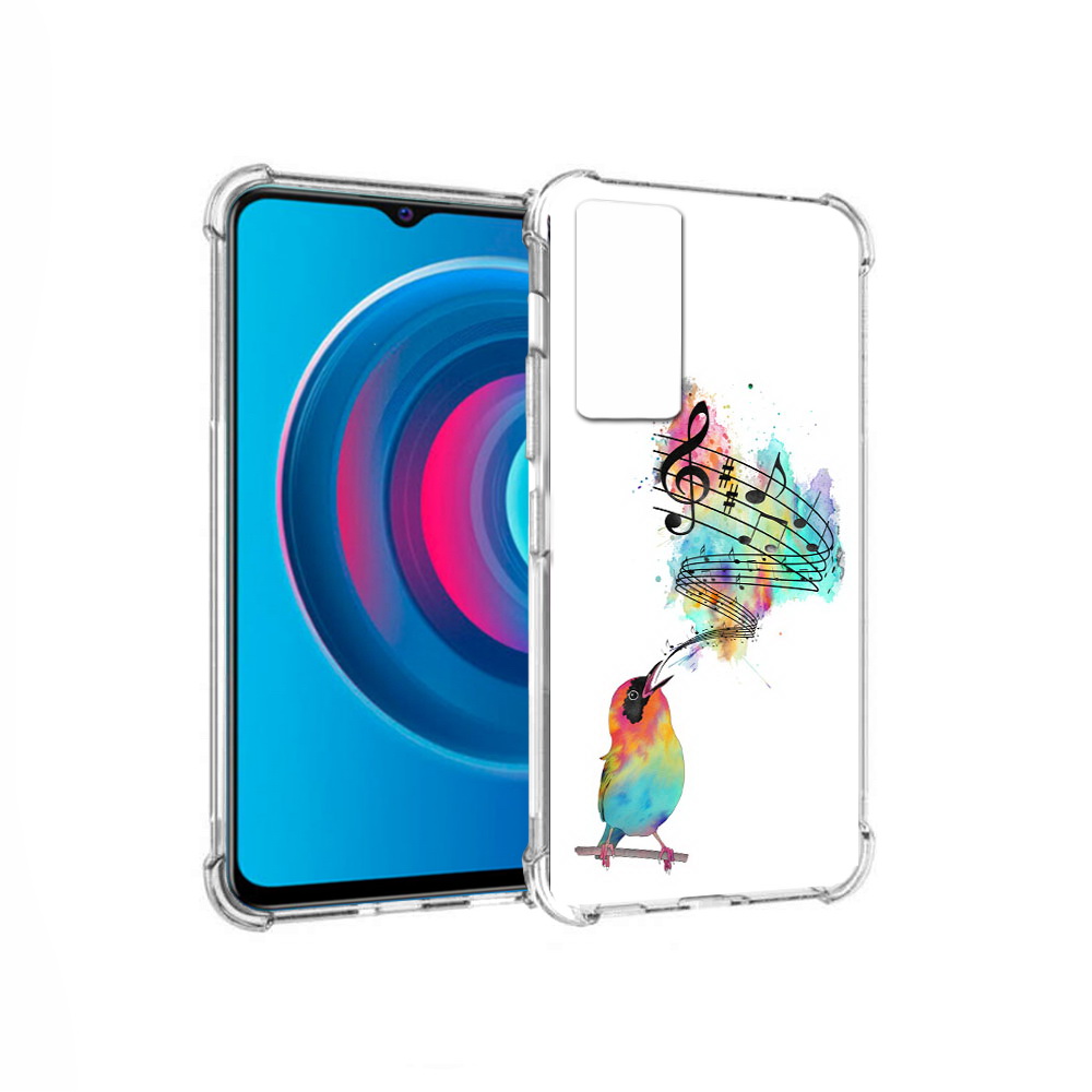 

Чехол MyPads Tocco для Vivo Y74s певчая птичка (PT224892.430.536), Прозрачный, Tocco