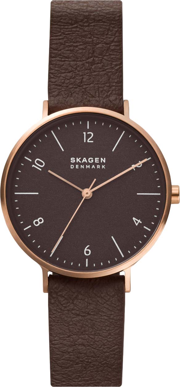 фото Наручные часы женские skagen skw2971 коричневые