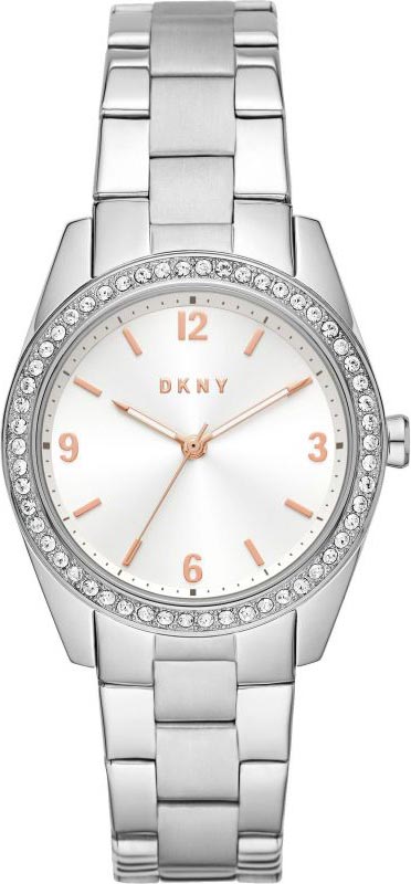 фото Наручные часы женские dkny ny2901 серебристые