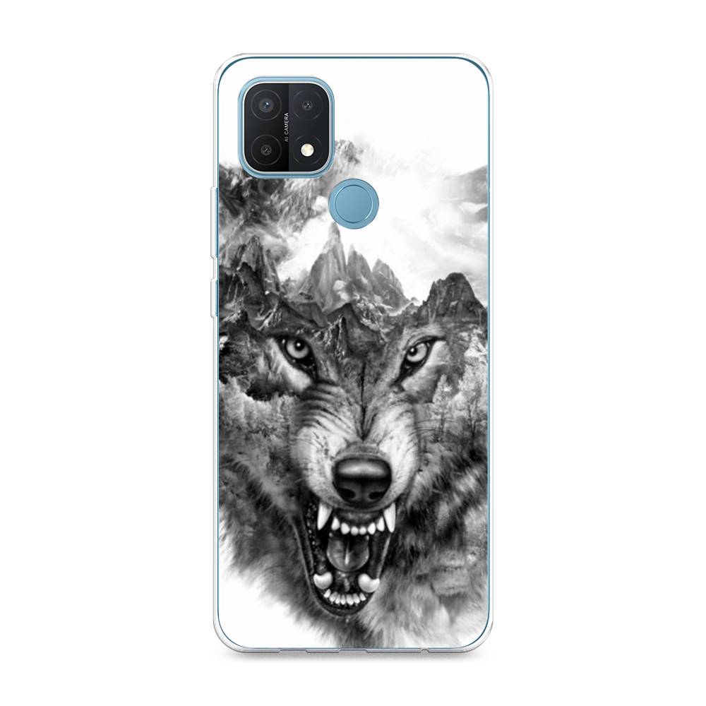 

Чехол Awog "Волк в горах" для Oppo A15, Разноцветный, 254750-1