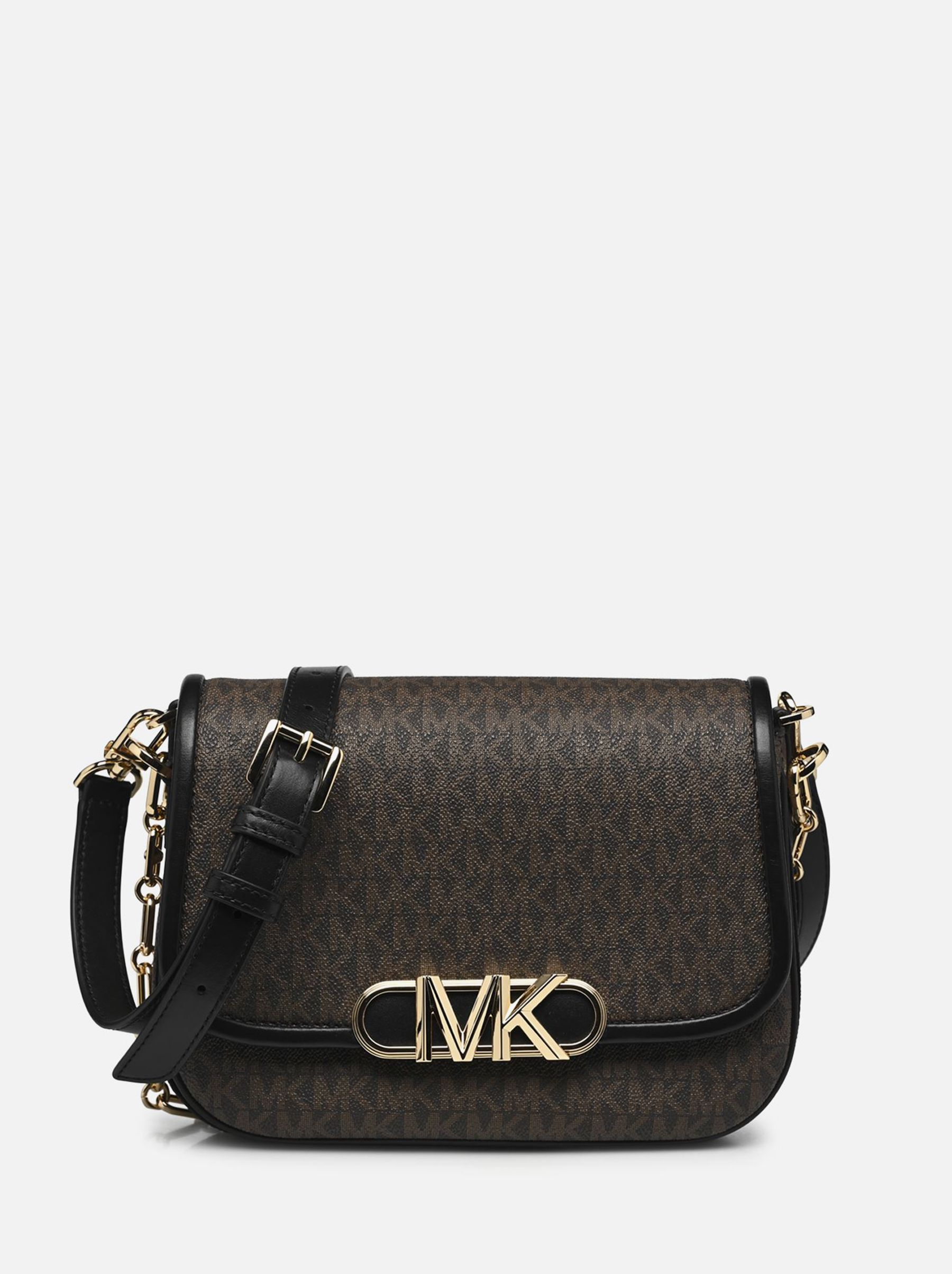

Сумка женская Michael Kors Parker_B00758 черно-коричневая, Белый, Parker_B00758