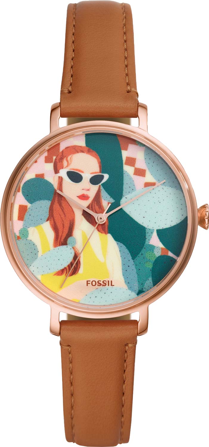 Наручные часы женские Fossil CS1004 коричневые