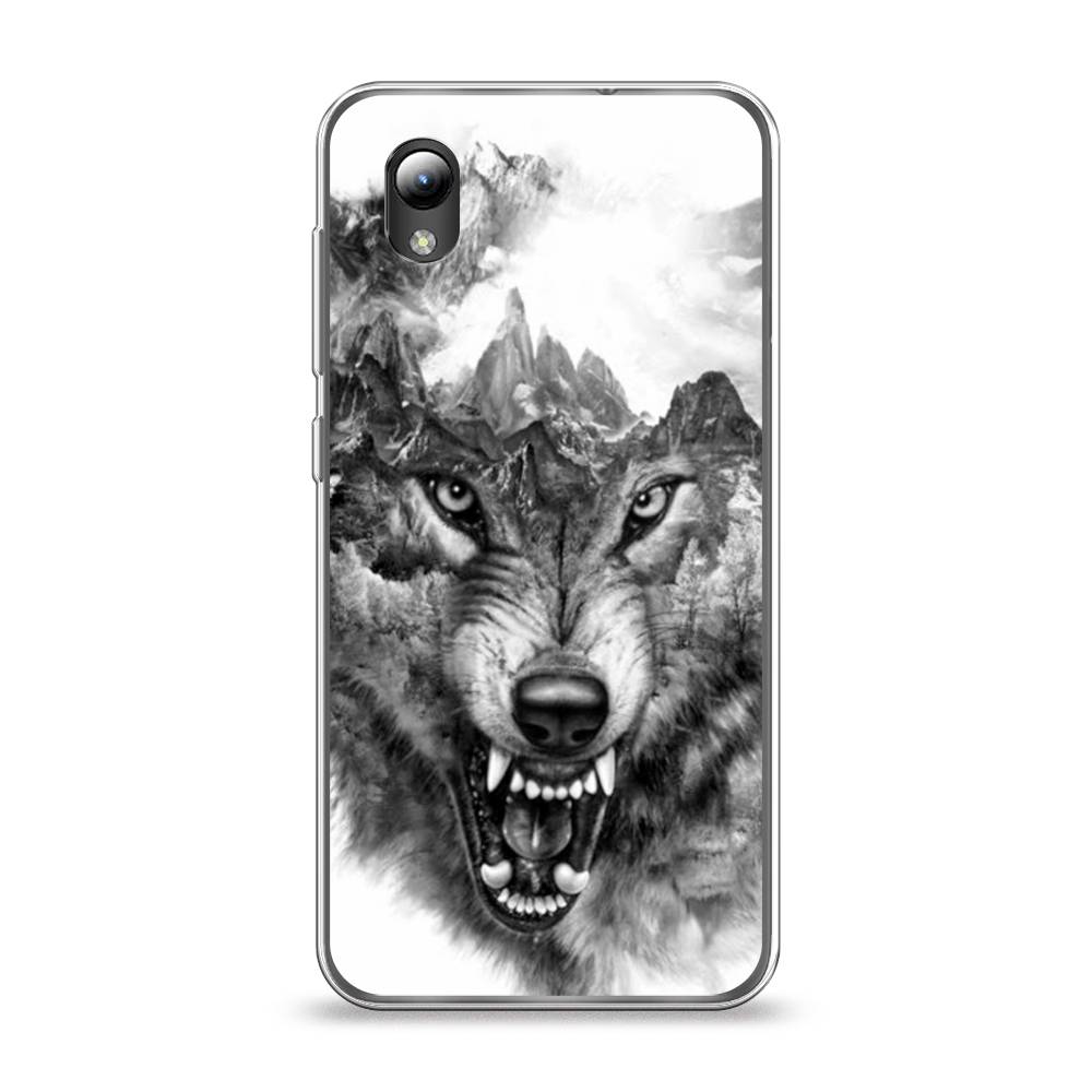 

Чехол Awog на ZTE Blade L8 / ЗТЕ Блэйд L8 "Волк в горах", Разноцветный, 132850-1