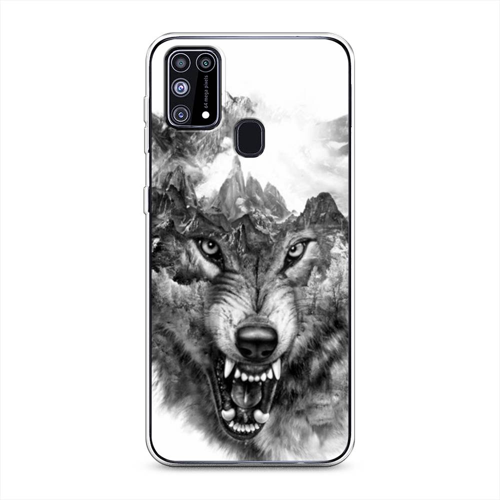 

Чехол Awog на Samsung Galaxy M31 / Самсунг M31 "Волк в горах", Разноцветный, 2100750-1