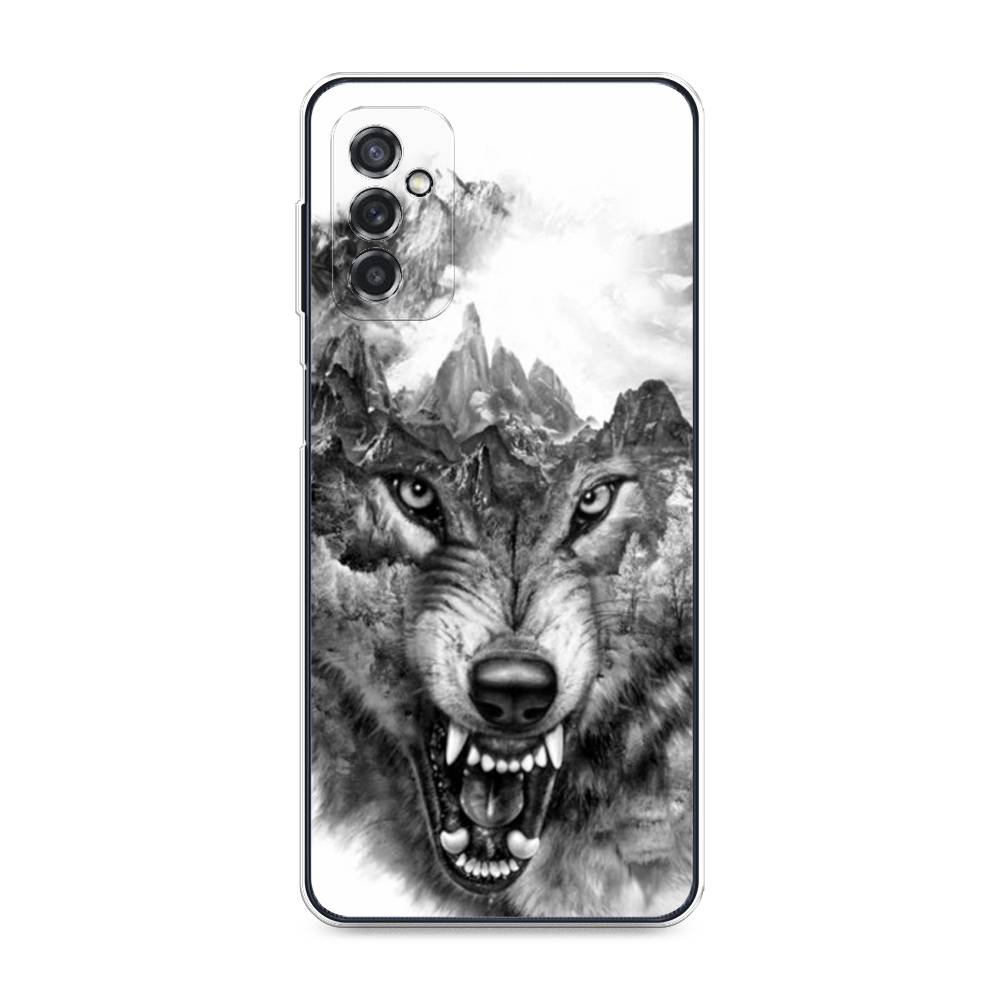 

Чехол Awog на Samsung Galaxy M52 / Самсунг M52 "Волк в горах", Разноцветный, 2104350-1