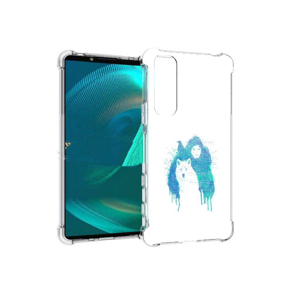 

Чехол MyPads Tocco для Sony Xperia 5 III джон сноу (PT172137.231.323), Прозрачный, Tocco