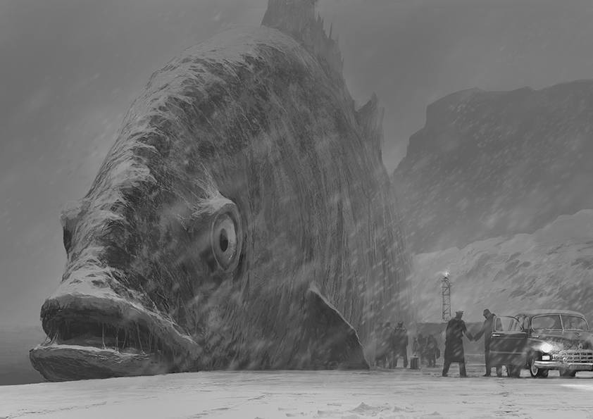 

Большой постер на стену White Sea 60х90 см без рамы, AASEA