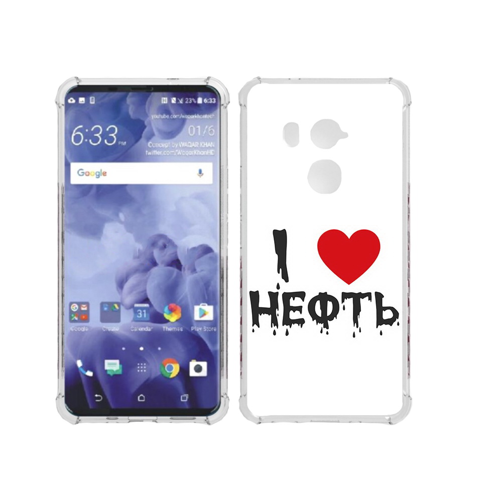 

Чехол MyPads Tocco для HTC U11 Plus нефть, Прозрачный, Tocco