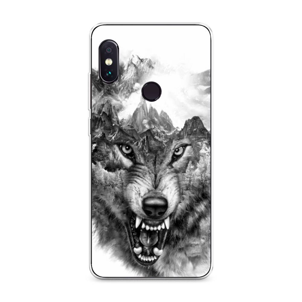 

Чехол Awog "Волк в горах" для Xiaomi Redmi Note 5/Note 5 Pro, Разноцветный, 32750-1