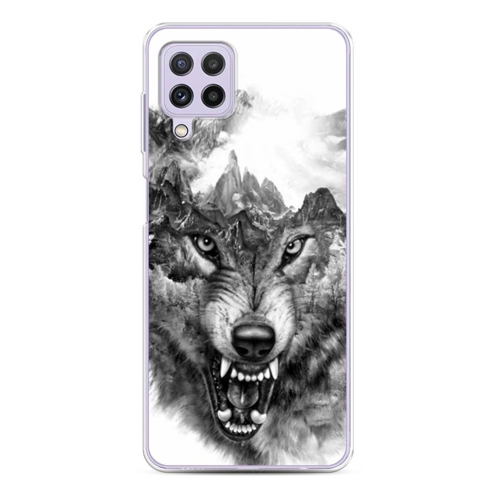 

Чехол Awog на Samsung Galaxy A22 / Самсунг A22 "Волк в горах", Разноцветный, 2103150-1