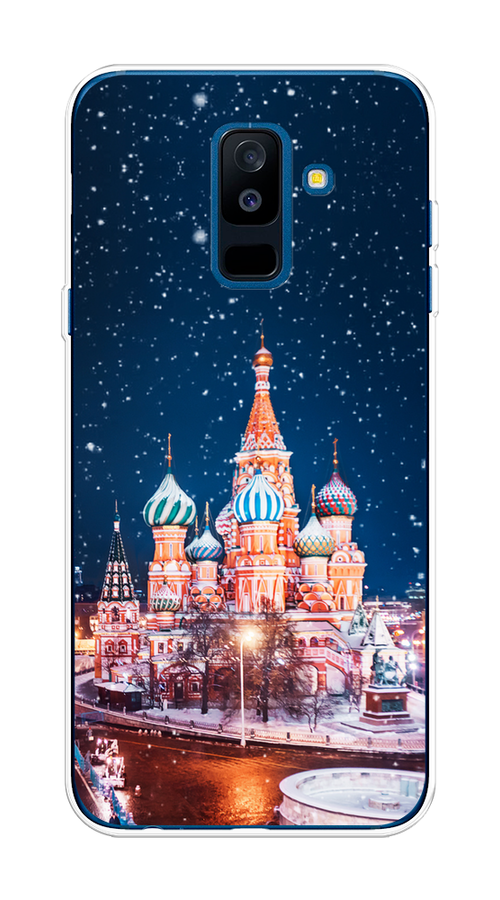 

Чехол на Samsung Galaxy A6 Plus "Москва 1", Коричневый;синий;белый, 26050-1