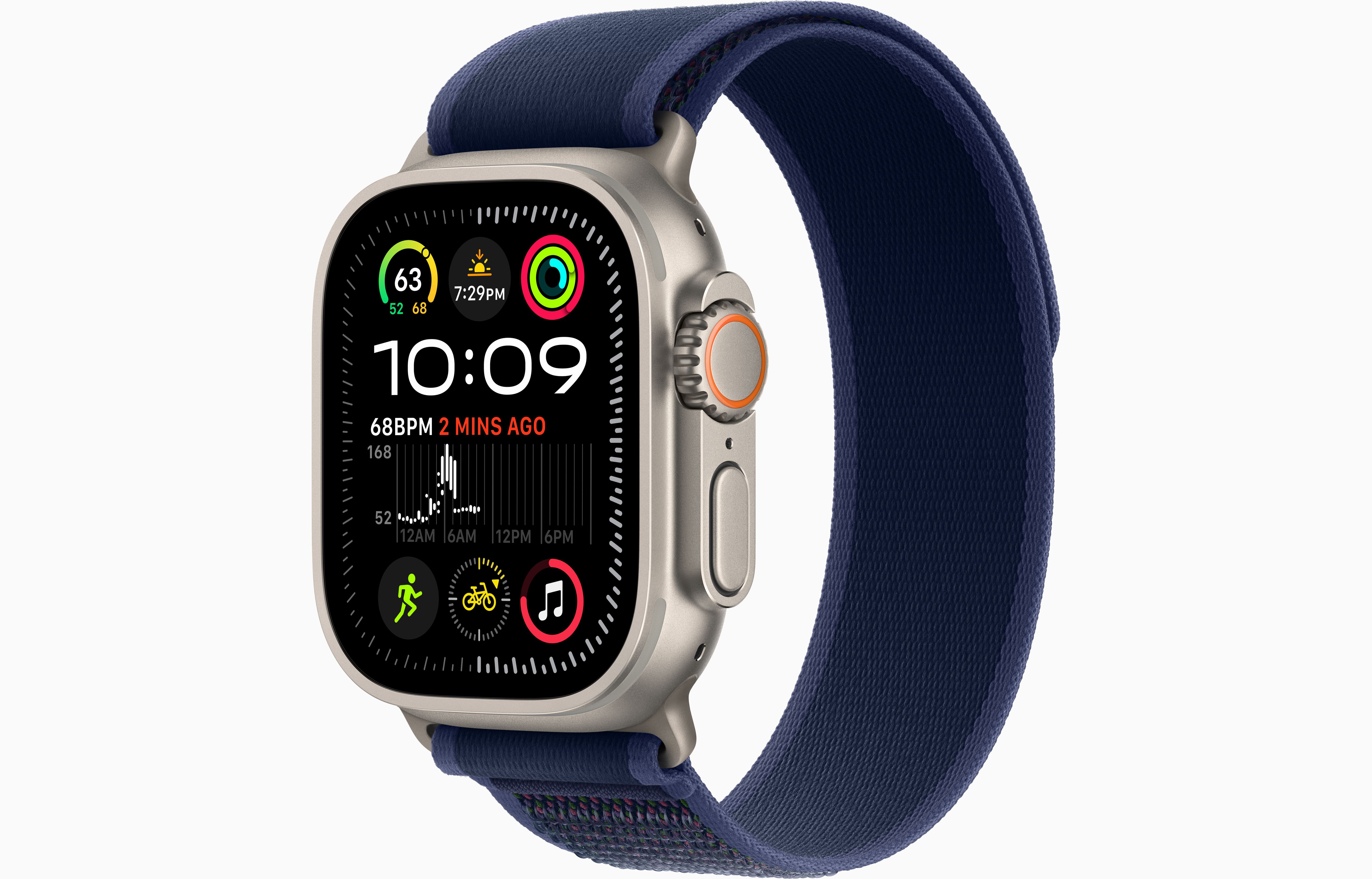 

Смарт-часы Apple Watch Ultra 2 Natural with Trail Loop Blue (M/L), Watch Ultra 2