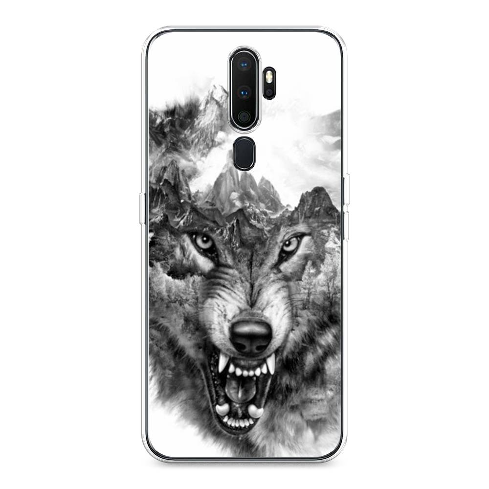 

Чехол Awog "Волк в горах" для Oppo A5 (2020), Разноцветный, 251350-1