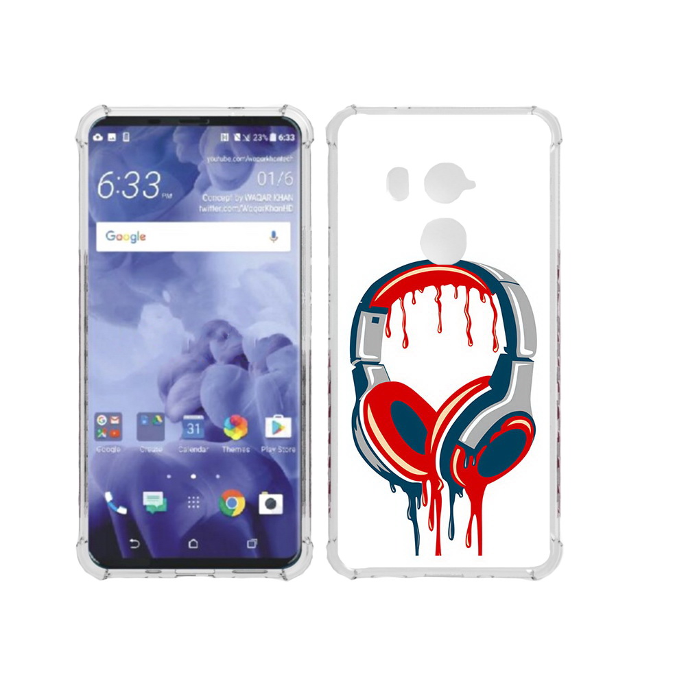 

Чехол MyPads Tocco для HTC U11 Plus не делай громко, Прозрачный, Tocco