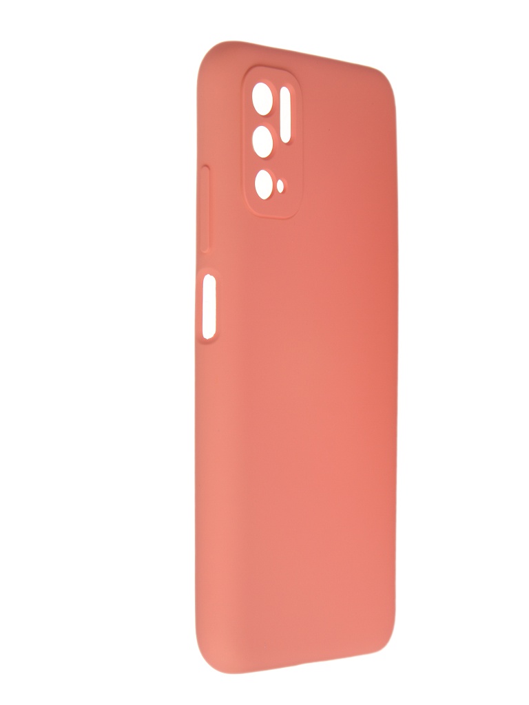 фото Чехол pero для xiaomi poco m3 pro liquid silicone coral pcls-0083-or