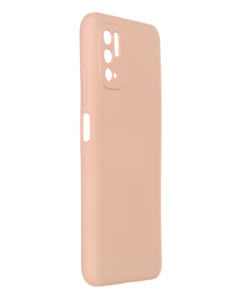 фото Чехол pero для xiaomi poco m3 pro liquid silicone light pink pcls-0083-pk