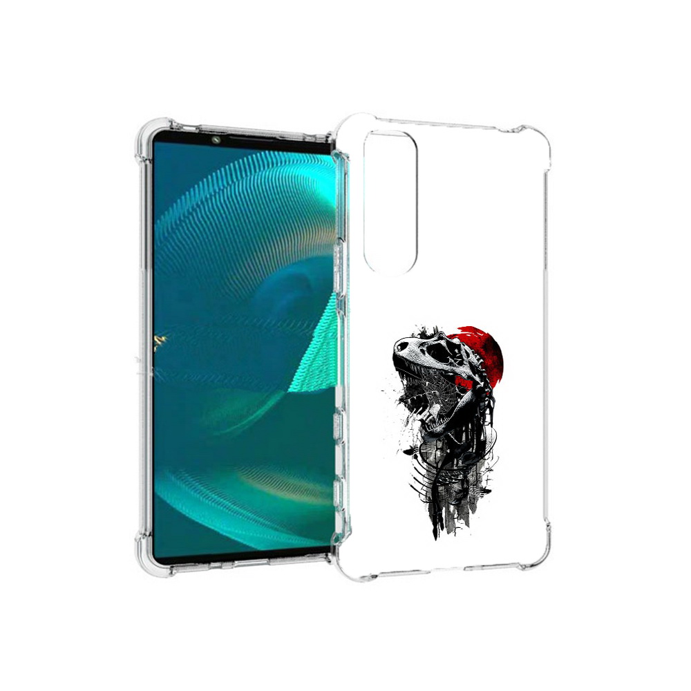

Чехол MyPads Tocco для Sony Xperia 5 III вымерший динозавр (PT172137.231.284), Прозрачный, Tocco