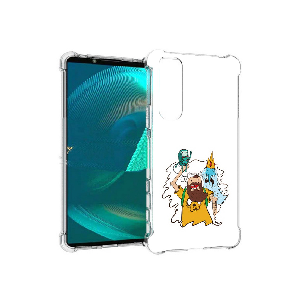 

Чехол MyPads Tocco для Sony Xperia 5 III время приключений старый Финн (PT172137.231.279), Прозрачный, Tocco