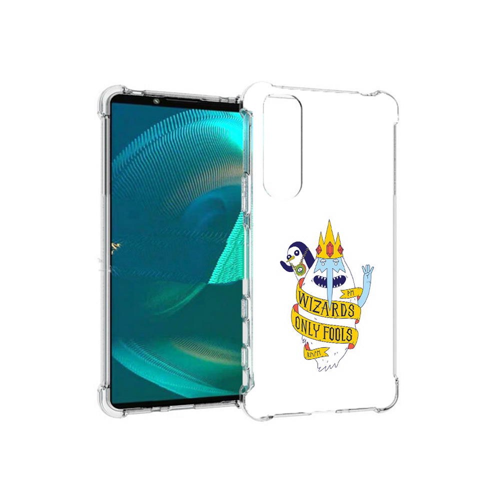 

Чехол MyPads Tocco для Sony Xperia 5 III время приключений снежный король, Прозрачный, Tocco